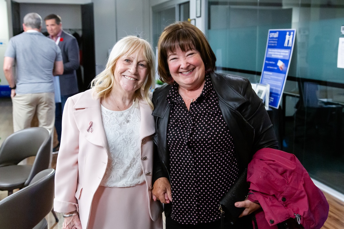 Linda Ockwell-Jenner with former Mayor of Cambridge Kathryn McGarry